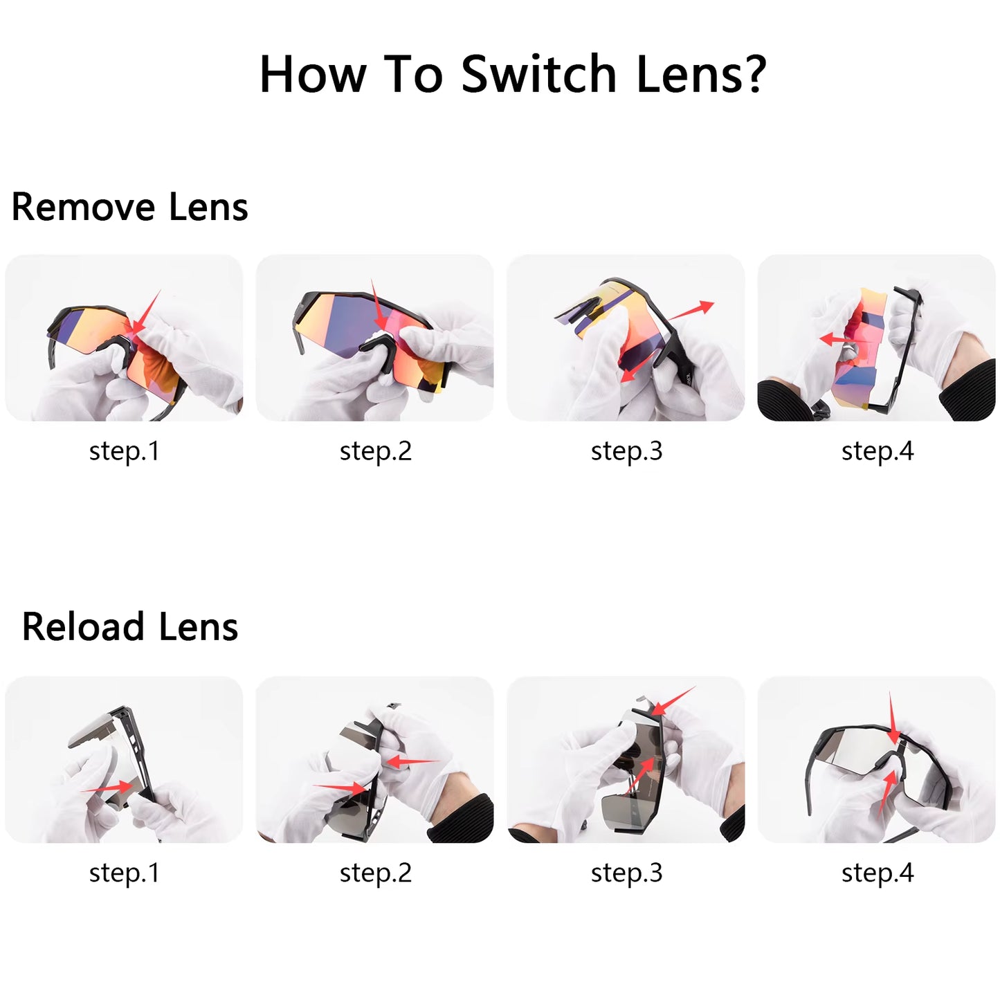 ProSight UV400 Polarized Cycling Glasses