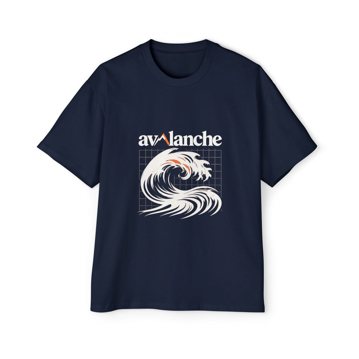 Avalanche Wave Grid Oversized Tee