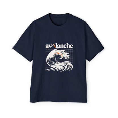 Avalanche Wave Grid Oversized Tee