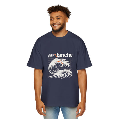 Avalanche Wave Grid Oversized Tee