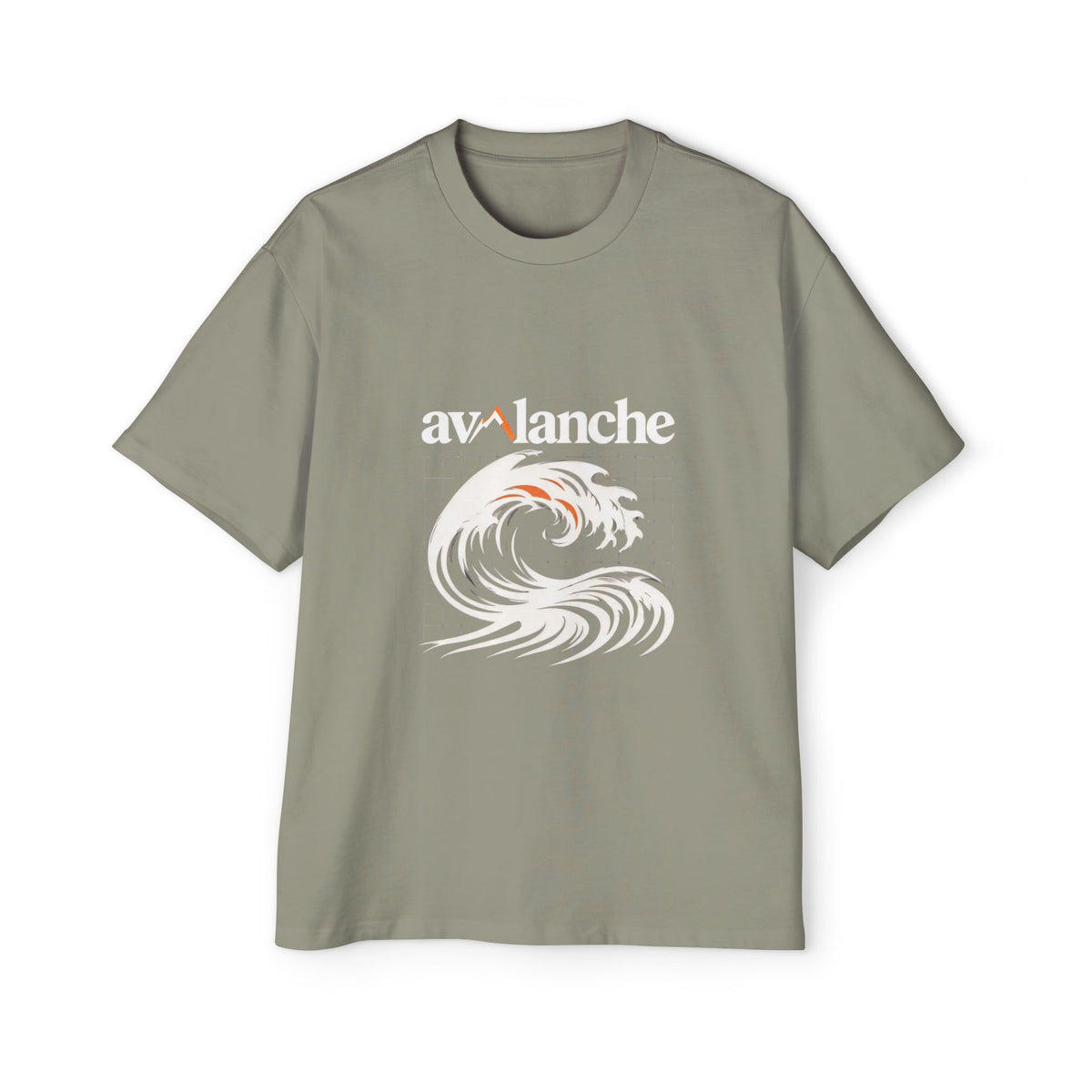 Avalanche Wave Grid Oversized Tee