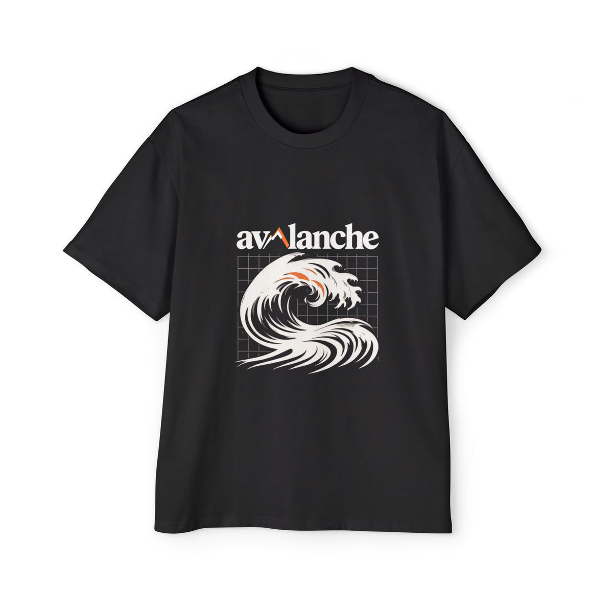 Avalanche Wave Grid Oversized Tee
