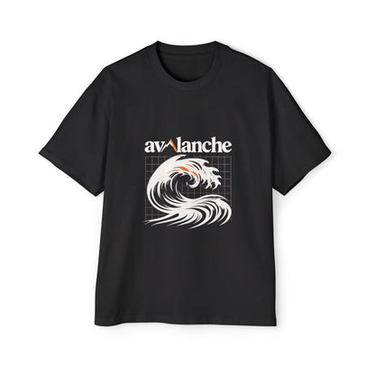 Avalanche Wave Grid Oversized Tee