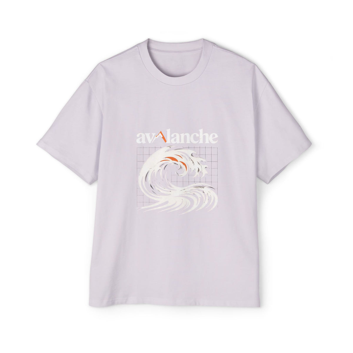 Avalanche Wave Grid Oversized Tee