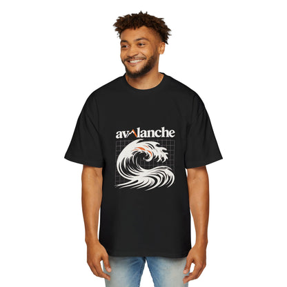 Avalanche Wave Grid Oversized Tee