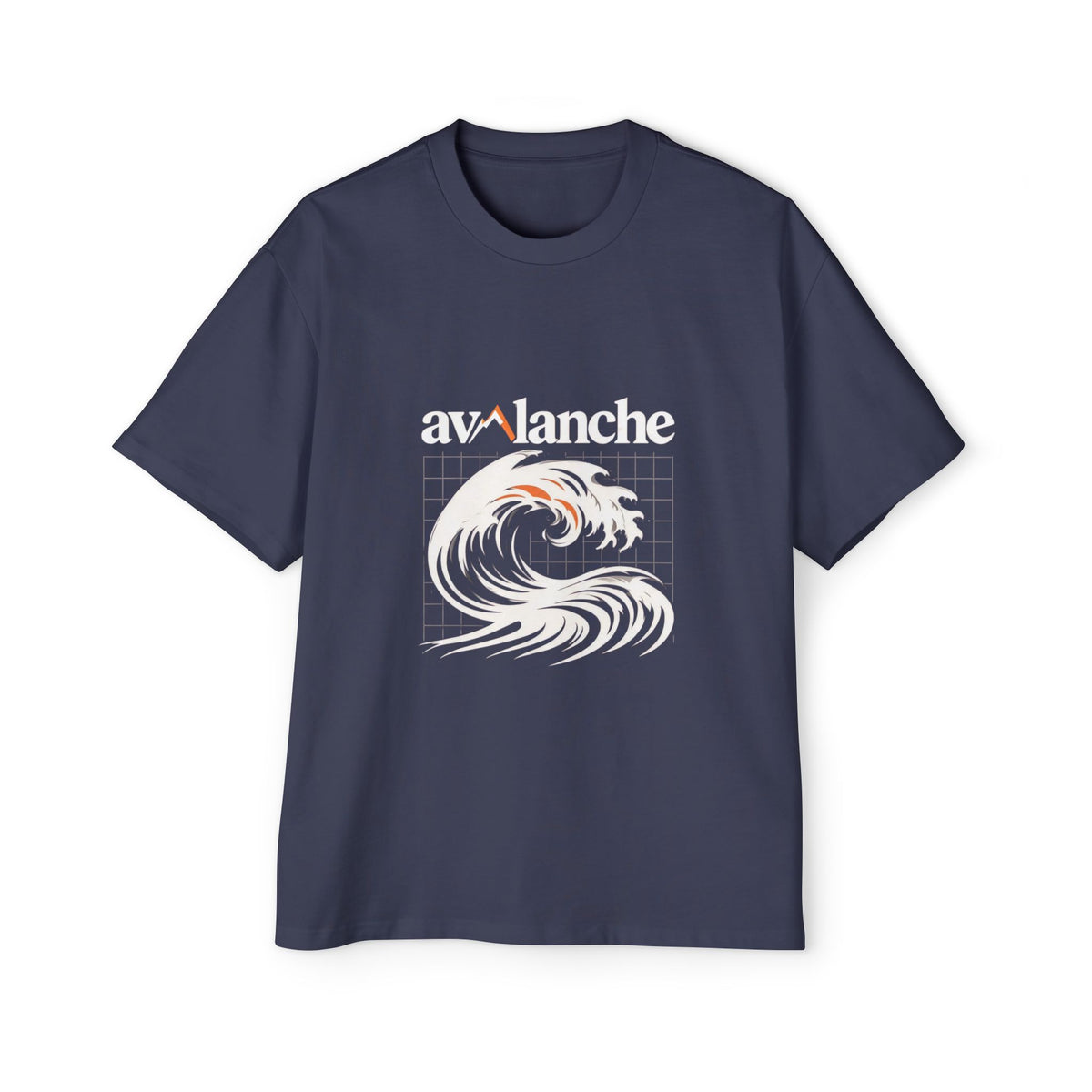 Avalanche Wave Grid Oversized Tee