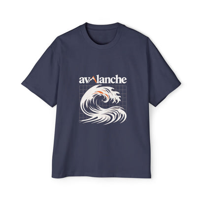 Avalanche Wave Grid Oversized Tee