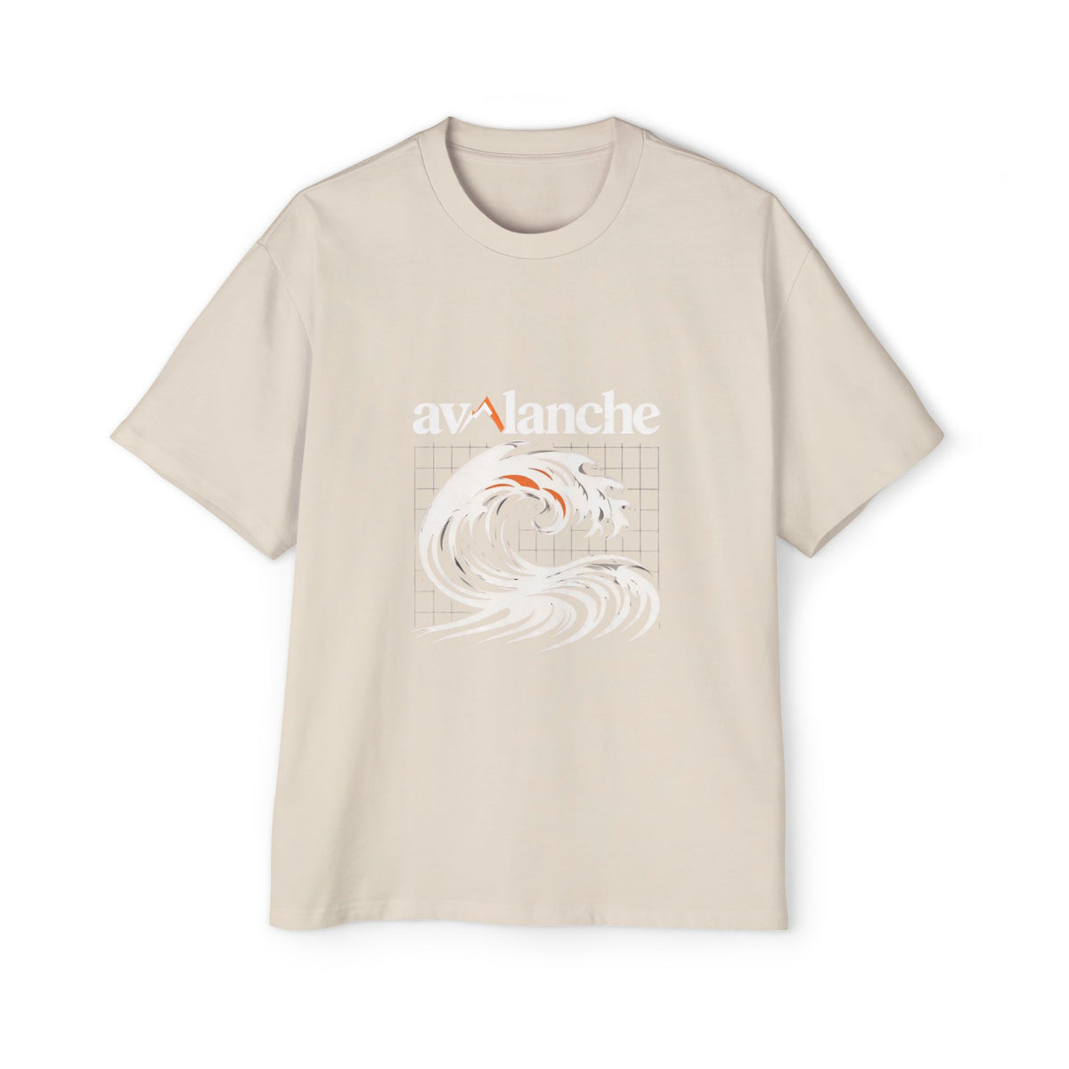 Avalanche Wave Grid Oversized Tee