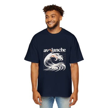Avalanche Wave Grid Oversized Tee