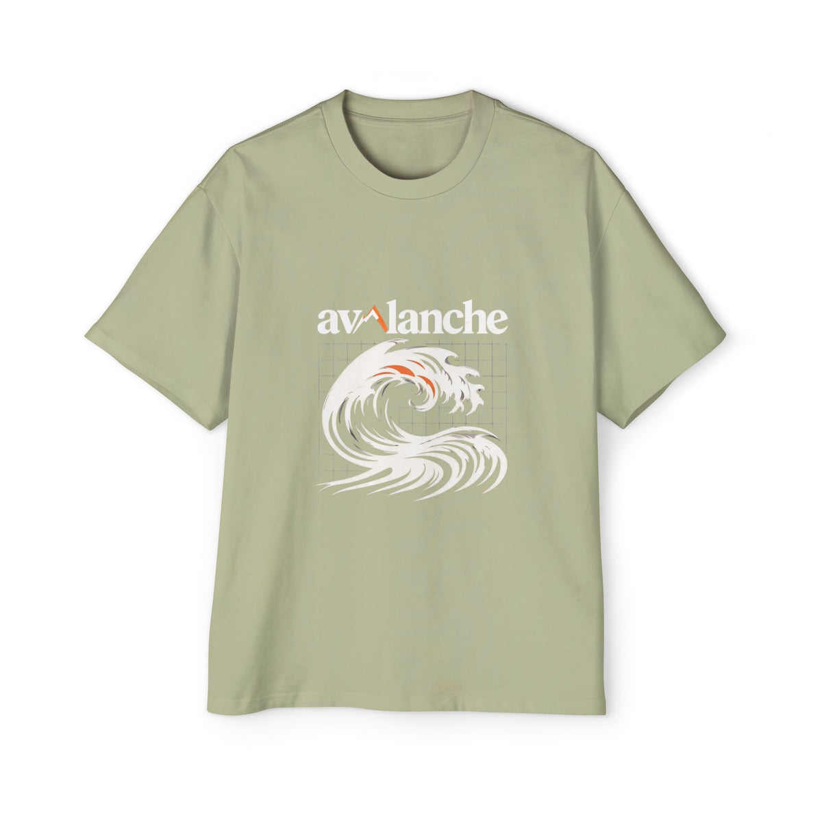 Avalanche Wave Grid Oversized Tee
