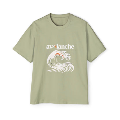 Avalanche Wave Grid Oversized Tee