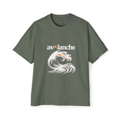 Avalanche Wave Grid Oversized Tee